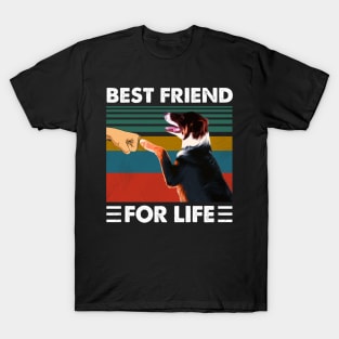 In the Zone: Border Collie Best Friend For Life on Sleek T-Shirt T-Shirt